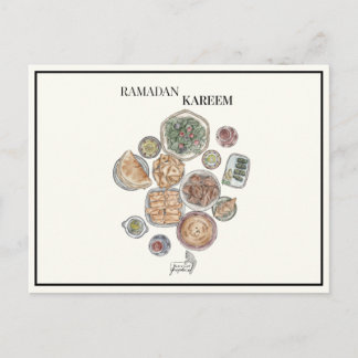 Regalo Ramadan Kareem, tarjeta de saludo