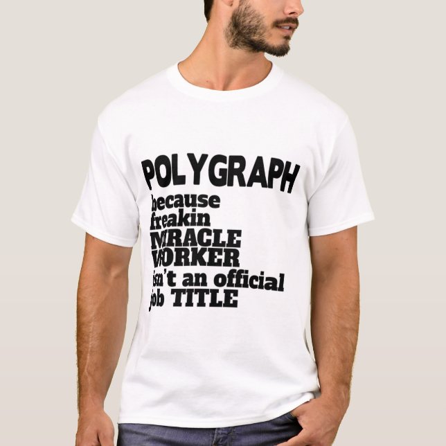 Regalo/regalo de camiseta de poligrafo, oferta div (Anverso)