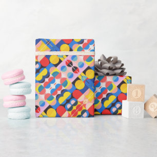 Regalo Resumen del patrón de Bauhaus Papel de ajuste de a