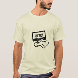 Regalo retro para papá o mamá — Camiseta de Casset
