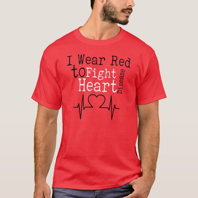 Regalo rojo de la camisa del día del desgaste de (Anverso)