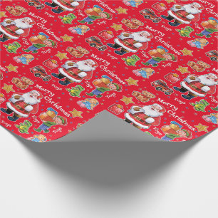 Regalo Rojo del papel de embalaje de los juguetes del