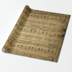 Regalo Rollo antiguo del papel de embalaje del estilo 4