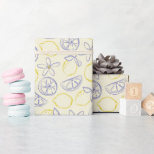 Regalo Rollo de papel de ajuste del patrón de doodle de c