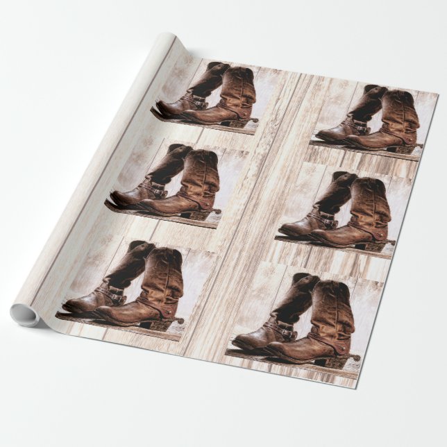 Regalo Rollo de papel de envolvimiento de 60lb rústico al (Desenrollado)