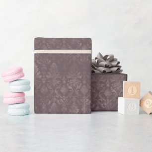 Regalo Rollo de papel de envolvimiento de Damasco floral 