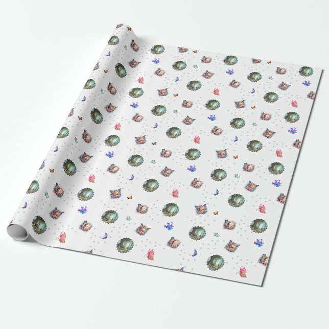 Regalo Rollo de papel de envolvimiento de hadas (Desenrollado)