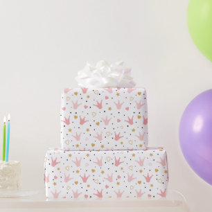 Regalo Rollo de papel de envolvimiento de la corona de la