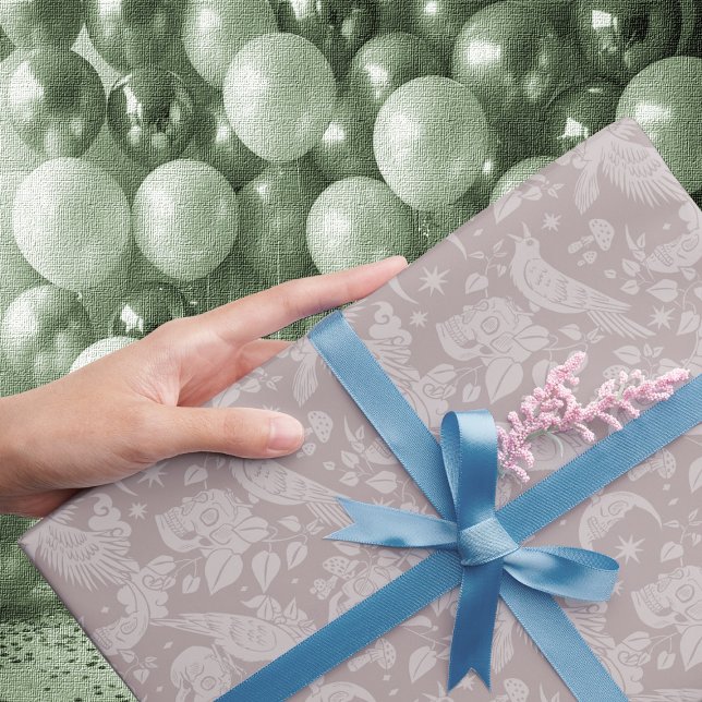 Regalo Rollo de papel de envolvimiento de patrón de Hallo (Subido por el creador)