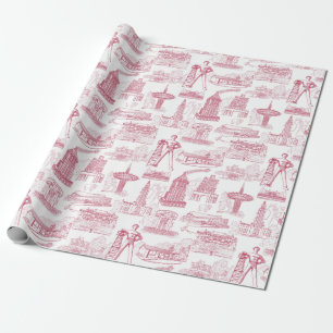 Regalo Rollo de papel de envolvimiento de tela Tulsa