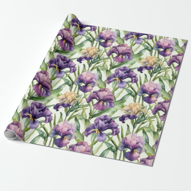 Regalo Rollo de papel de envolvimiento Iris con barba de  (Desenrollado)