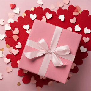 Regalo Rollo de papel de envolvimiento rosado de sandía