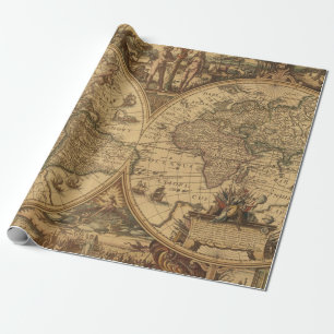 Regalo Rollo del papel de embalaje del estilo 2 de los