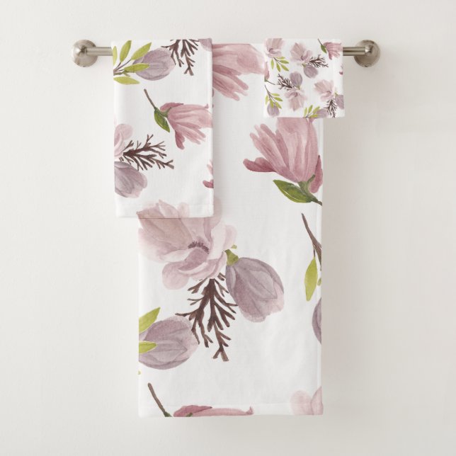 Regalo romántico para su patrón de flor acuarela (In situ)