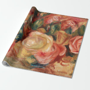 Regalo Rosas - Papel de envolvimiento de pintura impresio