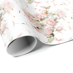Regalo Rosas y papel de envolver semillas de Dandelion