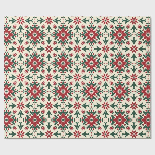 Regalo Ruidosos Navidades de granjeros Papel de envolvimi (Superficie plana)