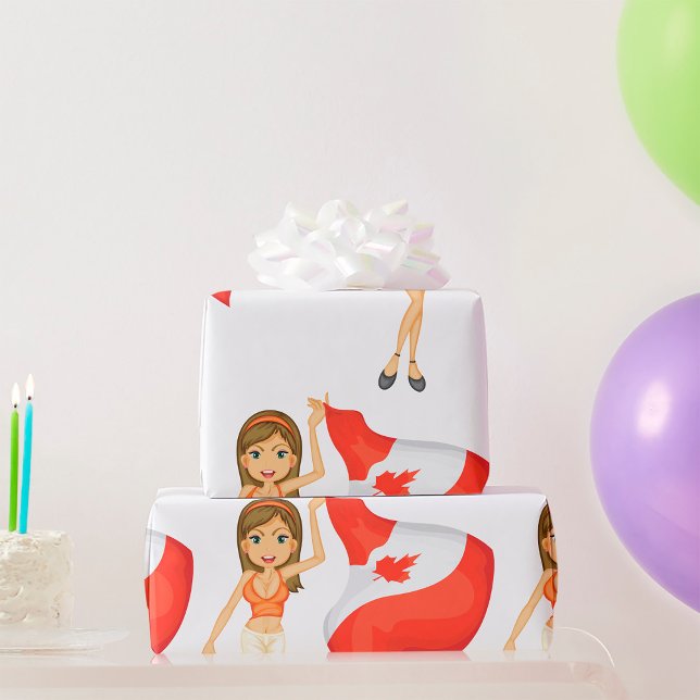 Regalo Saludo Al Papel De Envoltura De Canadá (Subido por el creador)