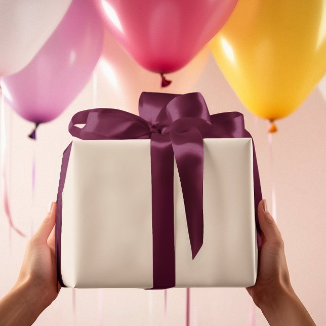 Regalo Sin tiempo - Papel de envolver de marfil pastel (Subido por el creador)