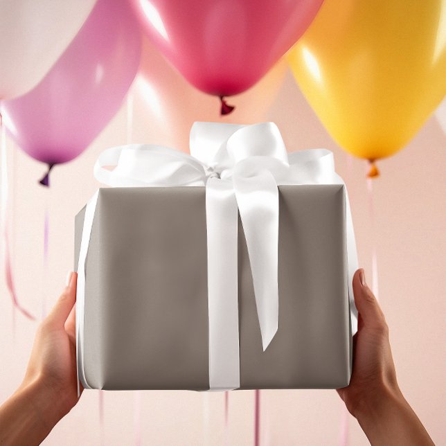 Regalo Sin tiempo - Papel de envolvimiento gris beige (Subido por el creador)