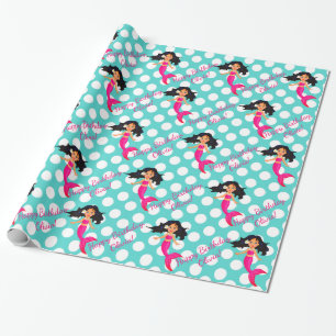 Regalo Sirena y papel de embalaje personalizados del