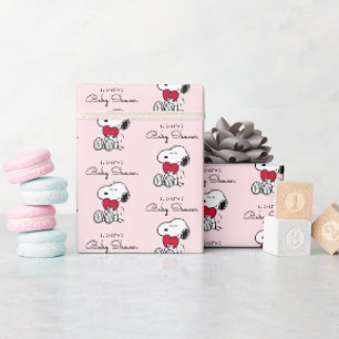 Regalo Snoopy Little Sweetheart Baby Shower Papel de Re