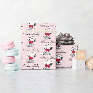 Regalo Snoopy Little Sweetheart Baby Shower Papel de Re