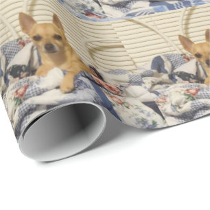 Regalo Su papel de embalaje del mascota