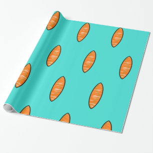 Regalo Tabla de surf 30”x6 pies, Papel de envolver brilla