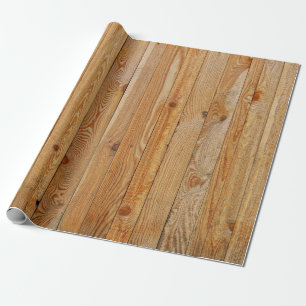 Regalo tableros de madera de papel envolvente