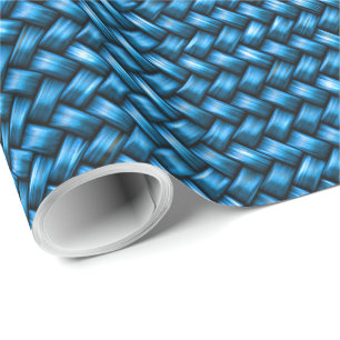 Regalo Tejido azul 1 Papel de ajuste