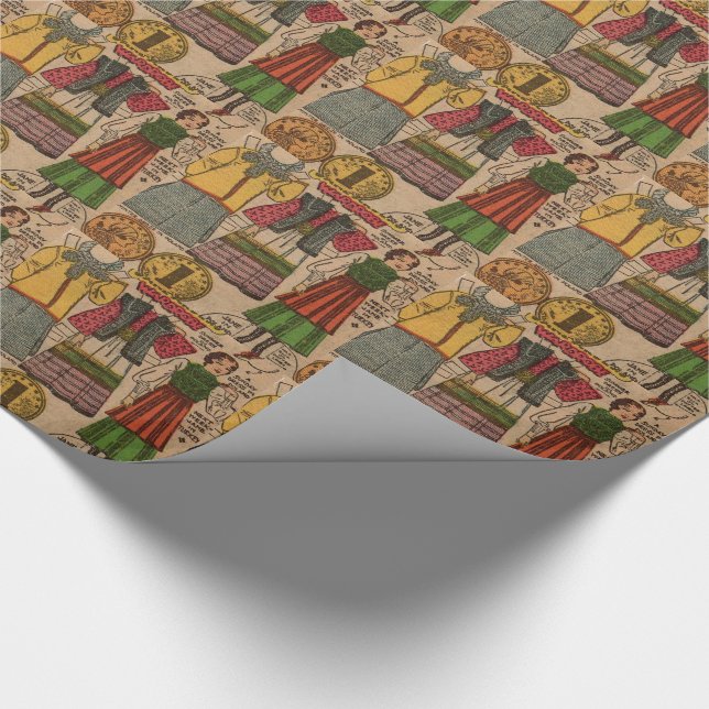 Regalo Tela de papel de los años 1930 (Esquina)