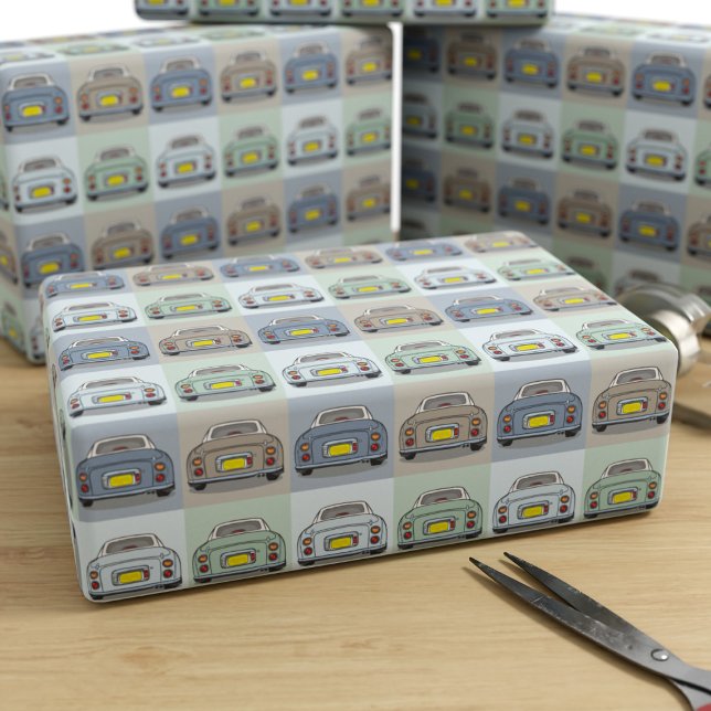 Regalo Temporada de Figaro Papel de envolver de coches (Cute figgy wrapping paper just for you. All the colours of the figaro cars based on the seasons)