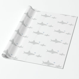 Regalo Tiburones bandidos | Papel de ajuste de Baby Showe