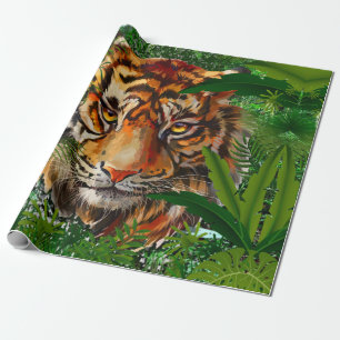 Regalo Tigre   Papel para envolver tigre de jungla natura