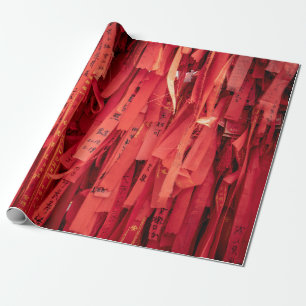 Regalo Tiras de papel rojo