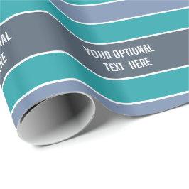 Regalo Tiras Patrón personalizado papel de ajuste de text