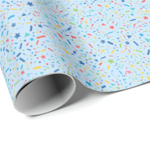 Regalo Título: Papel de envolvimiento para la celebración