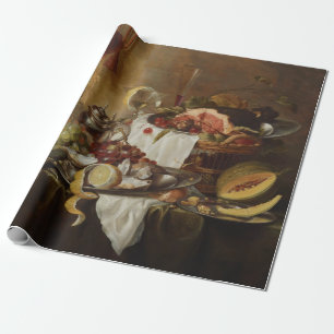 Regalo Todavía papel de embalaje del arte de la vida