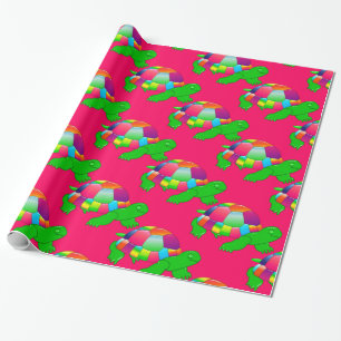 Regalo Tortuga de vidrio CKC-Lil, papel de envolvimiento 