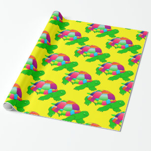 Regalo Tortuga de vidrio CKC-Lil, papel de envolvimiento