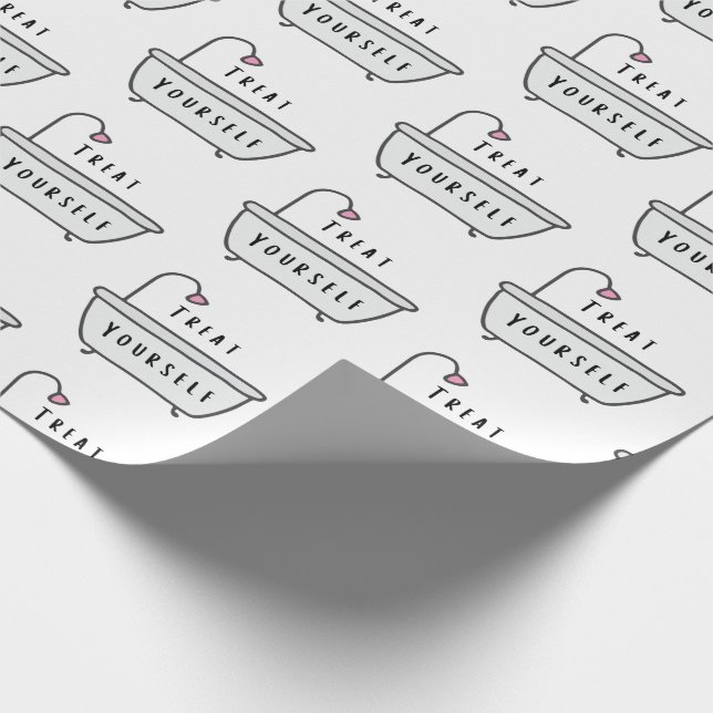 Regalo Trate usted mismo papel de envolvimiento (Esquina)