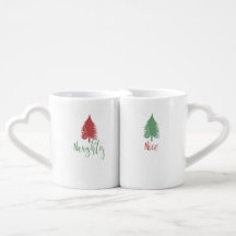 Regalo travieso y Niza de las tazas del navidad