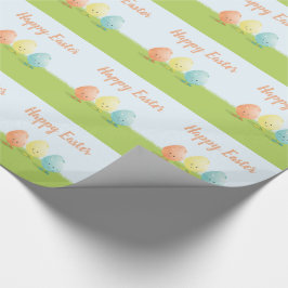 Regalo Tres papel de embalaje de los huevos de Pascua |