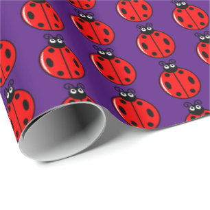 Regalo Tres Pequeños Ladybugs - Papel de envolvimiento ma