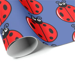 Regalo Tres Pequeños Ladybugs - Papel de envolvimiento ma