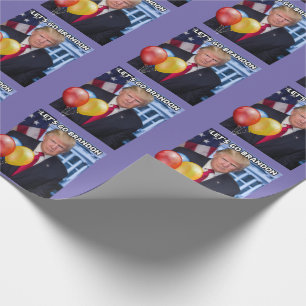 REGALO TRUMP VAMOS A BRANDON PAPEL DE RAPAS DE CUMPLEAÑOS