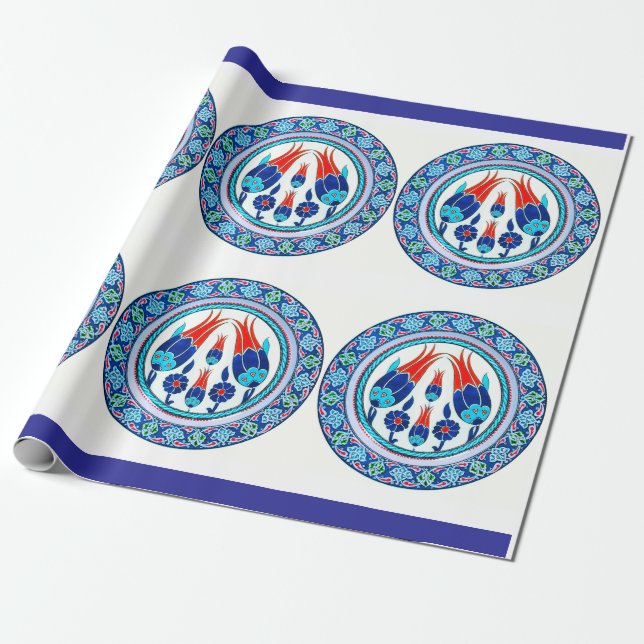 Regalo Tulip de papel de ajuste de mate (Desenrollado)