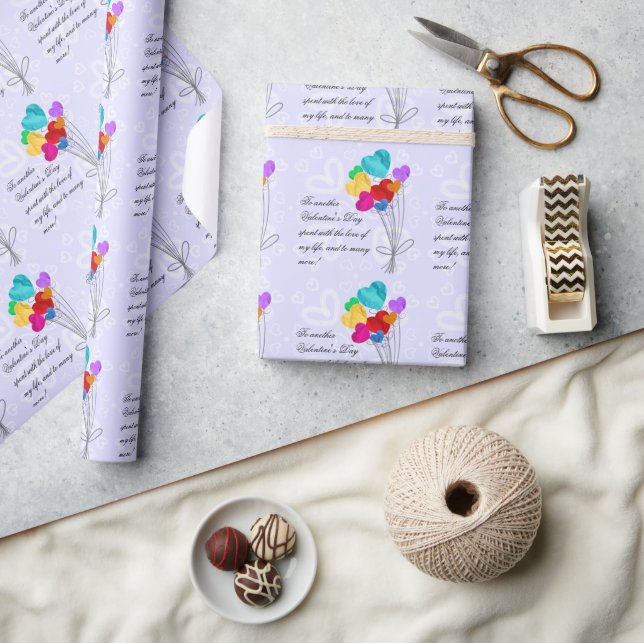 Regalo Un ramo de globos de papel de corazón (Artesanía)