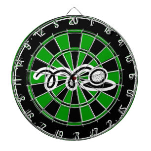 Regalo único de golf: tablero de dartboard con imp